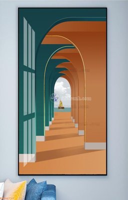 Tải file File tranh hiện đại pha lê gương KF94727 (gốc) in nhanh