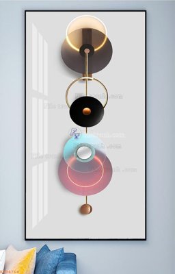 Download file tranh PSD File tranh hiện đại pha lê gương KF94764 để chỉnh sửa