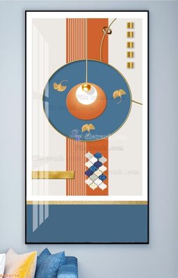 Download file gốc File tranh hiện đại pha lê gương KF94776 (in lụa) nghệ thuật