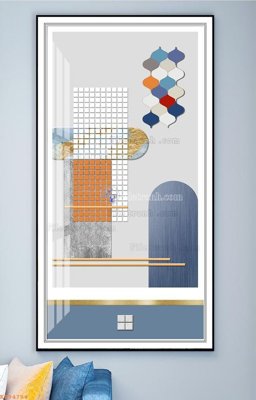 File gốc File tranh hiện đại pha lê gương KF94784 (cho in ấn) độc quyền