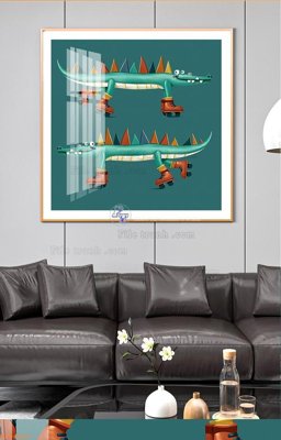 Tải file File tranh hiện đại pha lê gương KF94812 (ảnh gốc) in gạch men