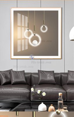 File tranh File tranh hiện đại pha lê gương KF94820 (bản gốc) in lụa dán tường