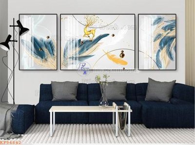 File PSD File tranh hiện đại pha lê gương KF94842 (gốc) tách lớp chi tiết