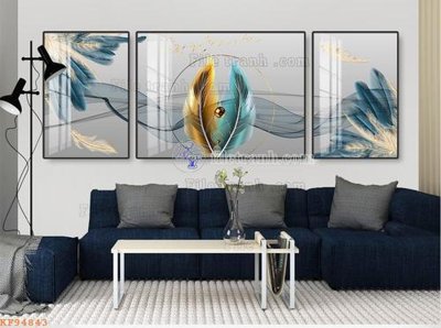 File gốc File tranh hiện đại pha lê gương KF94843 (vector) cho in ấn