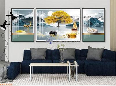 Tệp tin gốc File tranh hiện đại pha lê gương KF94845 (chất lượng) File tranh hiện đại pha lê gương KF94845