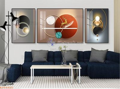 File gốc File tranh hiện đại pha lê gương KF94865 (in ấn) không giới hạn