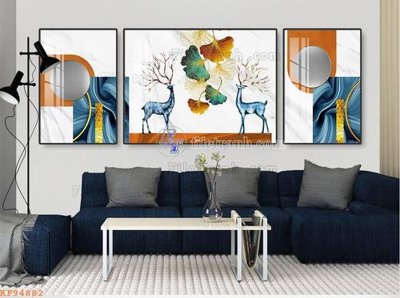 File gốc File tranh hiện đại pha lê gương KF94882 (in tráng gương) nghệ thuật