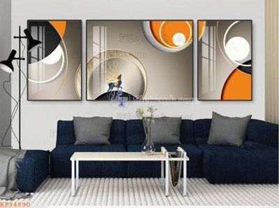 File gốc File tranh hiện đại pha lê gương KF94890 (cho in UV) siêu nét