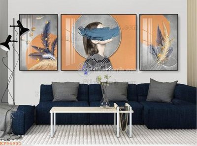 Tải file File tranh hiện đại pha lê gương KF94901 (gốc) làm tranh treo tường