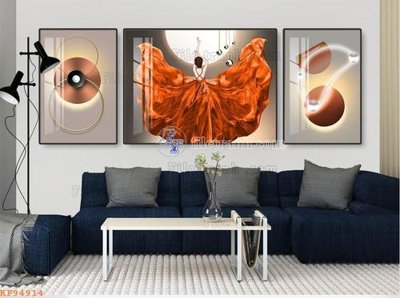 File ảnh File tranh hiện đại pha lê gương KF94914 (gốc) in quảng cáo ngoài trời