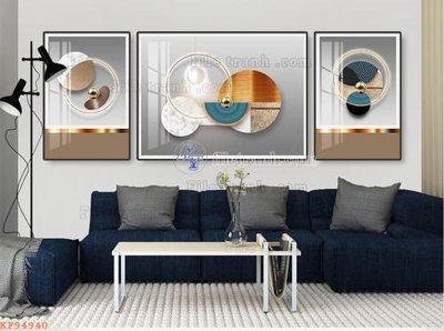 File gốc File tranh hiện đại pha lê gương KF94940 (phiên bản chuẩn) để in ấn