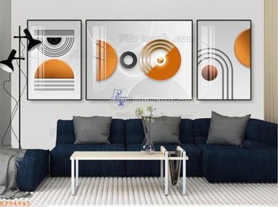 File gốc File tranh hiện đại pha lê gương KF94943 (trang trí) phòng ngủ