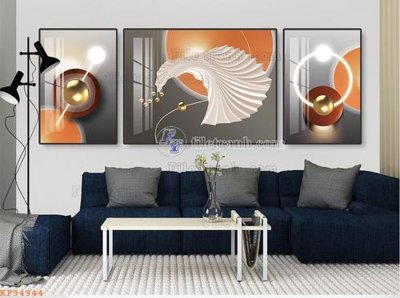 File tranh File tranh hiện đại pha lê gương KF94944 (ảnh gốc) không bị mờ