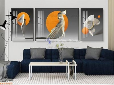 Tải file File tranh hiện đại pha lê gương KF94989 (gốc) in ấn chất lượng