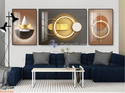 File ảnh File tranh hiện đại pha lê gương KF95006 (gốc) in backdrop sự kiện