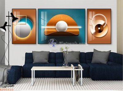 File gốc in ấn File tranh hiện đại pha lê gương KF95012 chất lượng vượt trội