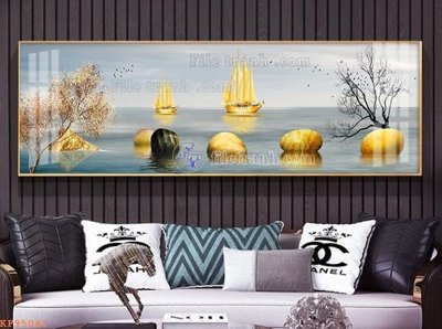 File gốc File tranh hiện đại pha lê gương KF95041 (vector) cho in ấn