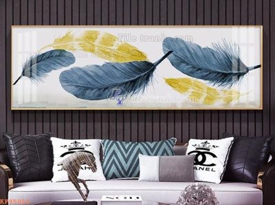 Tải file File tranh hiện đại pha lê gương KF95050 (gốc) in ấn chất lượng