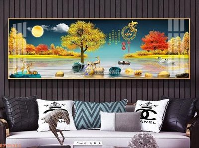 File gốc File tranh hiện đại pha lê gương KF95062 (in tráng gương) sang trọng