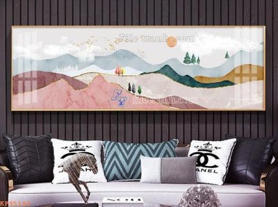 File ảnh File tranh hiện đại pha lê gương KF95144 (gốc) in standee