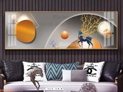 File PSD File tranh hiện đại pha lê gương KF95149 (nguyên bản) cho thiết kế