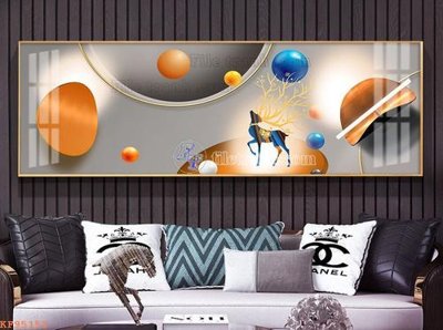 File tranh quảng cáo File tranh hiện đại pha lê gương KF95153 (file gốc) chuyên nghiệp