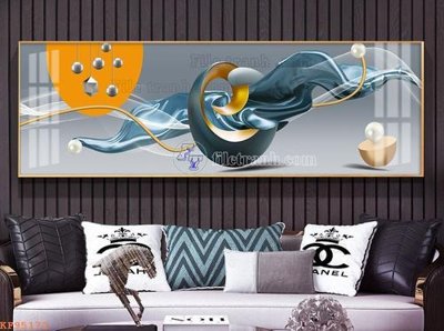 File tranh File tranh hiện đại pha lê gương KF95172 (bản gốc) in canvas