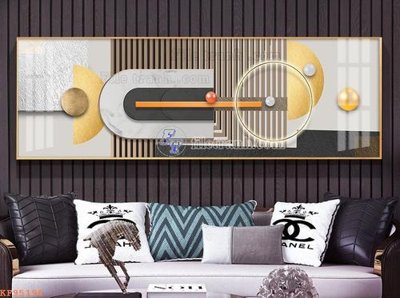 File in trần File tranh hiện đại pha lê gương KF95196 (bản gốc) phong cảnh