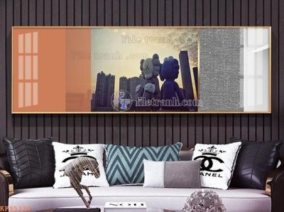 Download file gốc File tranh hiện đại pha lê gương KF95226 (in mica) trong suốt