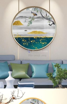 Tải file File tranh hiện đại pha lê gương KF95234 (gốc) in ấn ngay lập tức