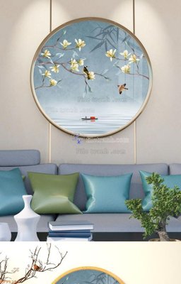 File gốc in ấn File tranh hiện đại pha lê gương KF95251 (sẵn sàng tải về)