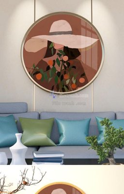 File in ấn File tranh hiện đại pha lê gương KF95254 (bản gốc) từ file gốc