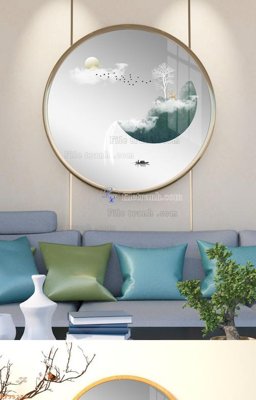 File tranh File tranh hiện đại pha lê gương KF95274 (ảnh gốc) không bị mờ