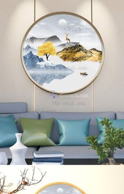 File gốc File tranh hiện đại pha lê gương KF95285 (Filetranh.com) File tranh hiện đại pha lê gương KF95285