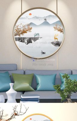 Tải về file gốc File tranh hiện đại pha lê gương KF95286 (dùng cho in quảng cáo)