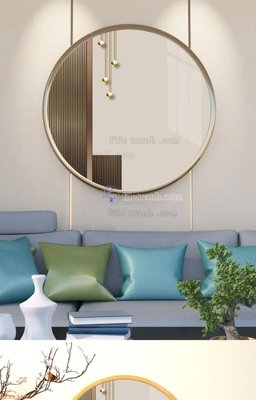 Tải xuống file tranh gốc File tranh hiện đại pha lê gương KF95318 (PSD/TIFF)