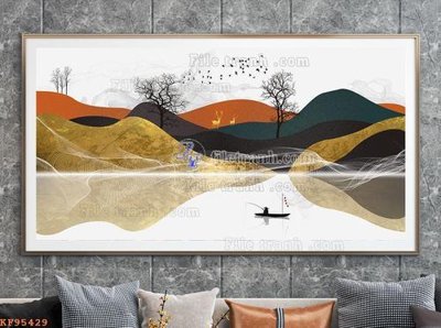 File gốc File tranh hiện đại pha lê gương KF95429 (dành cho quảng cáo)