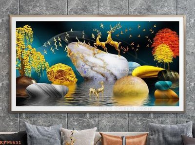 File tranh File tranh hiện đại pha lê gương KF95431 (ảnh gốc) cho in ấn kỹ thuật số