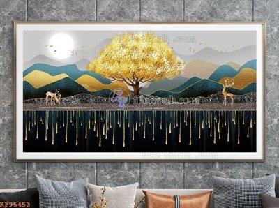 Tải file File tranh hiện đại pha lê gương KF95453 (ảnh gốc) in tráng gương