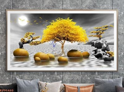 Hình ảnh file gốc File tranh hiện đại pha lê gương KF95480 (chất lượng cao)