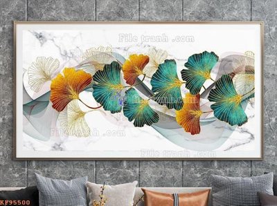 Tệp tin gốc File tranh hiện đại pha lê gương KF95500 (dùng cho in ấn) chuyên nghiệp