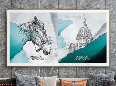 Download file gốc File tranh hiện đại pha lê gương KF95545 (in lụa) cao cấp