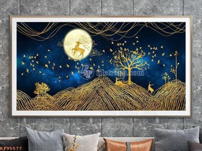 Download file gốc File tranh hiện đại pha lê gương KF95577 (dùng cho in ấn)