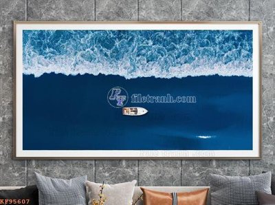 File gốc File tranh hiện đại pha lê gương KF95607 (in ấn) màu sắc trung thực