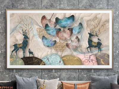 Download file File tranh hiện đại pha lê gương KF95616 (chuẩn in) File tranh hiện đại pha lê gương KF95616