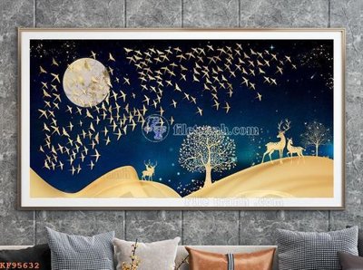 Tải file gốc File tranh hiện đại pha lê gương KF95632 (in khổ lớn) không vỡ