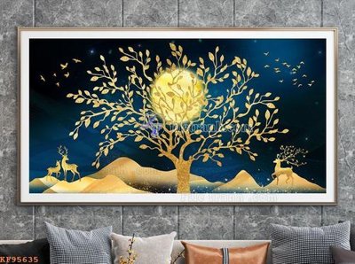 File gốc File tranh hiện đại pha lê gương KF95635 (PNG) trong suốt (transparent)