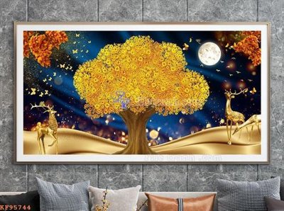 Chi tiết file tranh tráng gương File tranh hiện đại pha lê gương KF95744 (ảnh gốc)