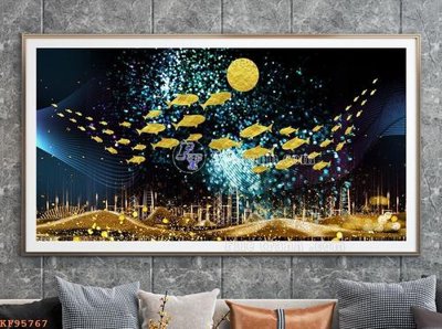 File tranh in trần 3D File tranh hiện đại pha lê gương KF95767 (ảnh gốc)