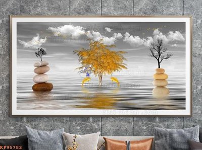 Tải file File tranh hiện đại pha lê gương KF95782 (gốc) in ấn chất lượng